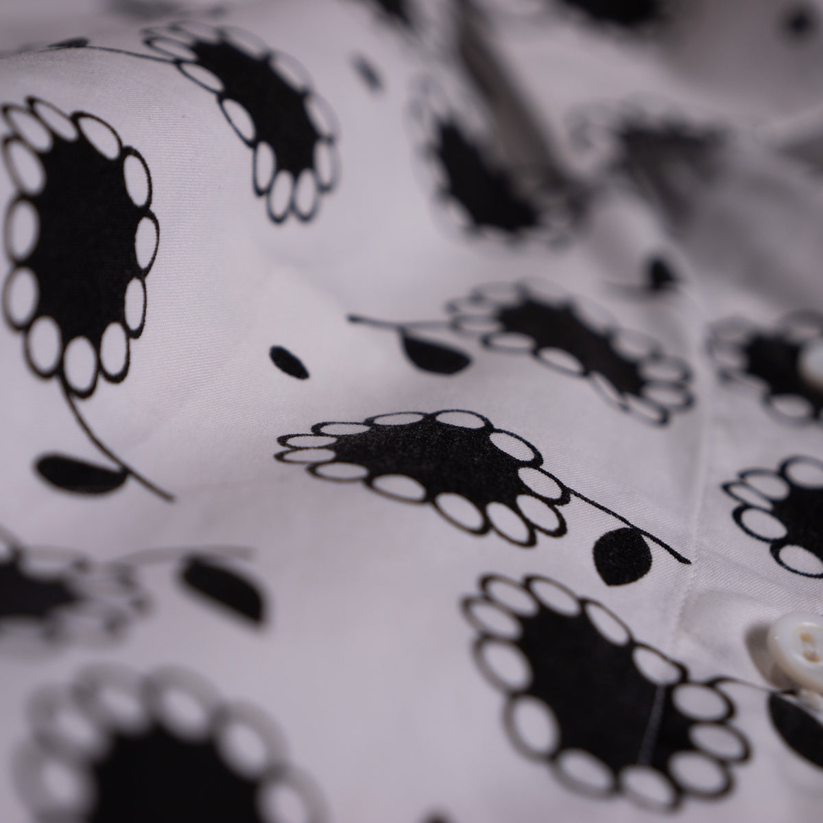 Archival Azzedine Alaïa Marguerite Daisy Peplum Blouse — Circa 2008 Cotton Poplin XS S