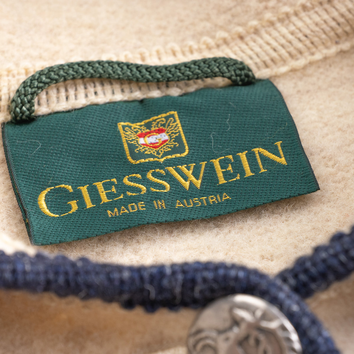 **SOLD: ARCHIVAL GIESSWEIN 1980s BOILED WOOL EMBROIDERED WINTER COAT**
