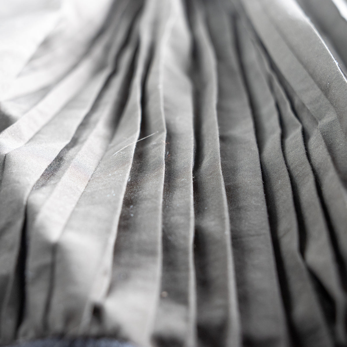 Vintage Cop.Copine 90s Dress Gray Techwear Midi Waist 3 Archive French Designer Made in Portugal Mixed Media Avant Garde Large Fits Medium