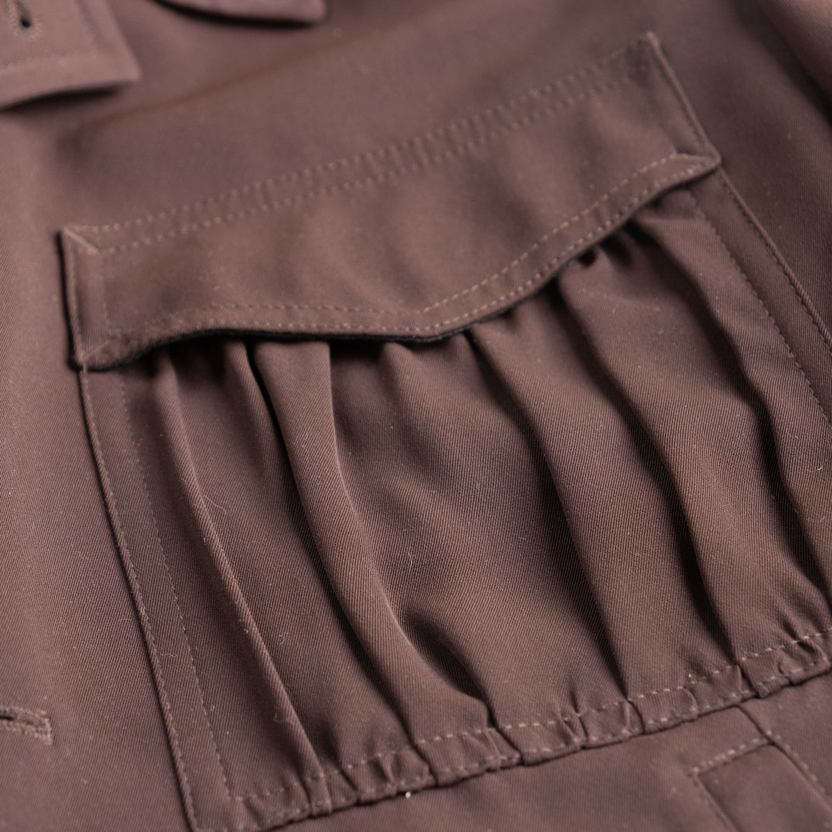 Archival Jean Paul Gaultier FW1999 "Classique" Smocked Safari Jacket - Rare Millennium Autome Hiver 1999/2000 Lining S M
