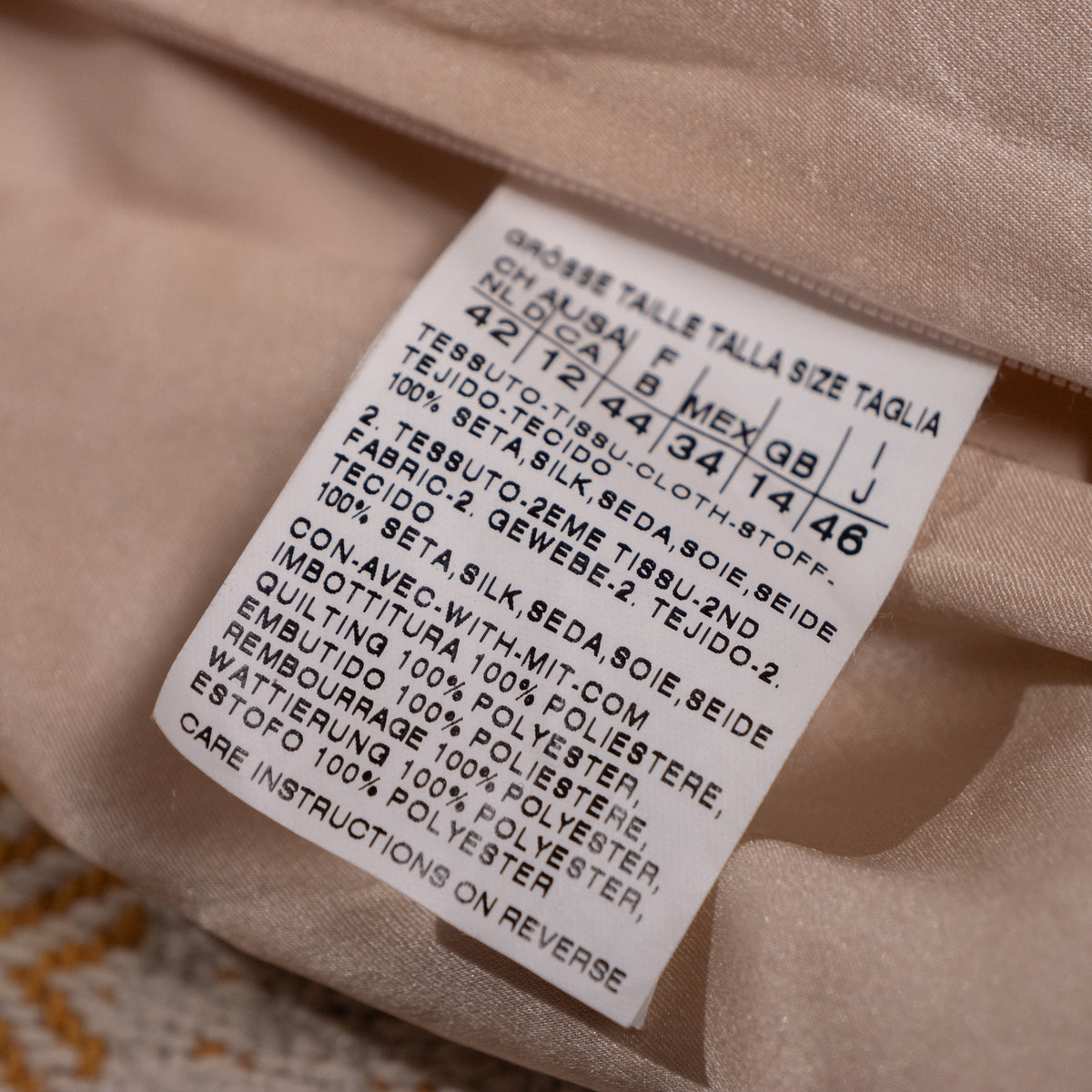 Archival Max Mara Liquid Silk Satin Sculptural Bustier Top Soft Apricot Champagne 90s Y2K Minimalist Luxury Old Money Size XS S M