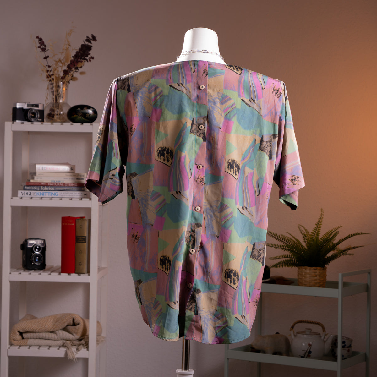 Archival Christian Dior Silk Shirt 90s Gianfranco Ferre Double Sided Button Construction Avant Garde Oversized Blouse Museum Size M L