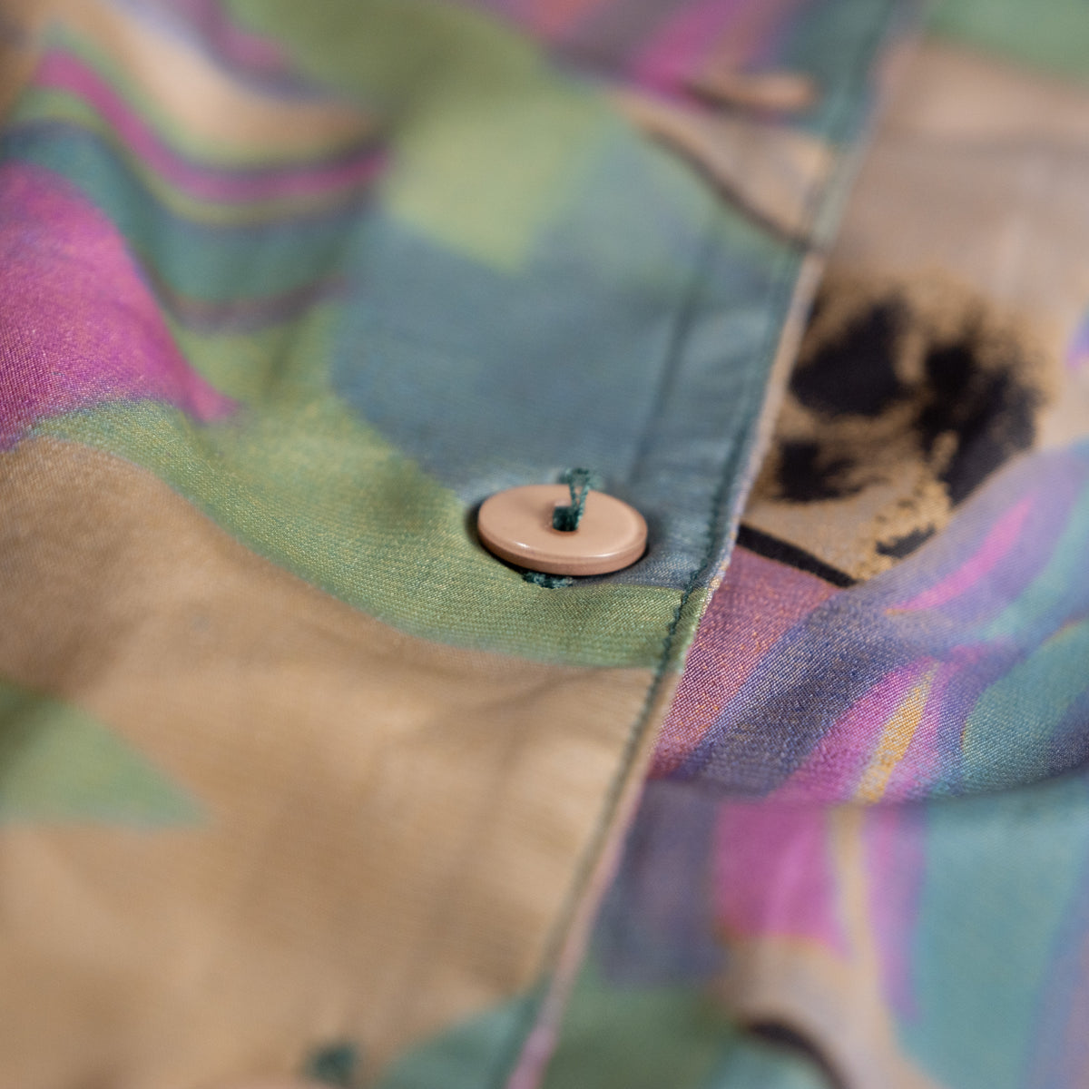 Archival Christian Dior Silk Shirt 90s Gianfranco Ferre Double Sided Button Construction Avant Garde Oversized Blouse Museum Size M L