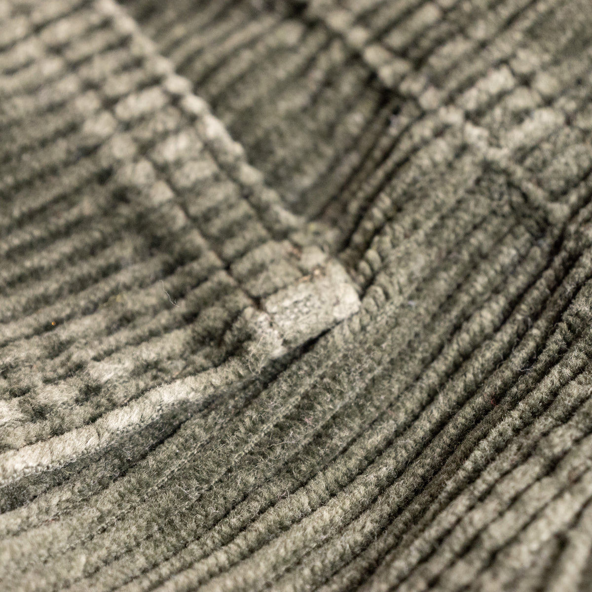 NOS Archival FENDI ROMA Olive Corduroy Trousers – Late 90s Silvia Venturini Fendi Era – Deadstock 100% Pure Cotton Rigid Wale – Size W28 29