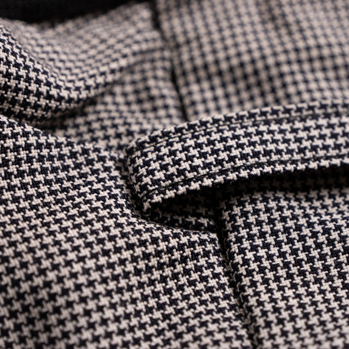 Archival Rena Lange RED Houndstooth Suit - Rare 90s Falber Italy Virgin Wool Blazer & Flared Trousers Set - Coin Buttons Piped - Size XS S