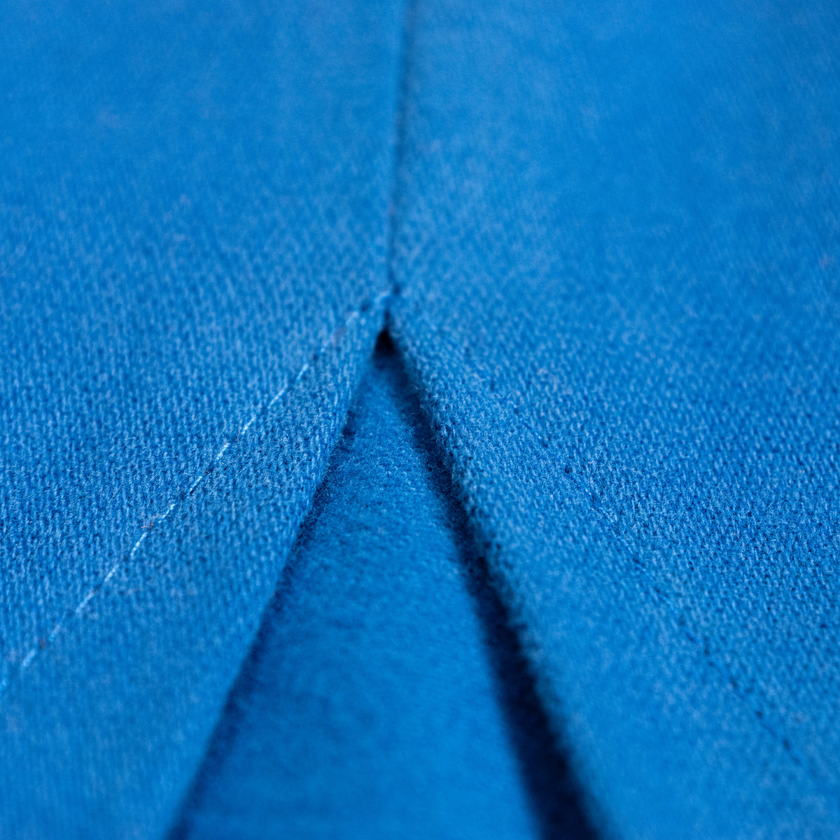 Archival Thierry Mugler Activ Cobalt Blue Cotton Skirt High Waisted Wasp Waist Pencil Skirt NOS 90s TIME Srl Italy XS S