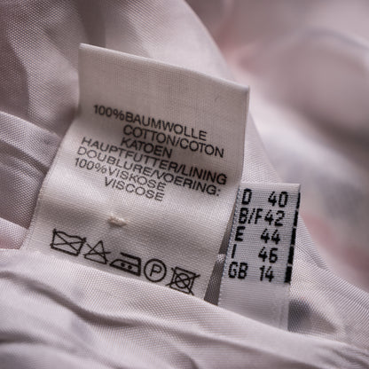 Archival KL by Karl Lagerfeld Late 1980s Belle Époque Pop-Art Ottoman Knit Jacket - Size M (D 40) - Made in Italy