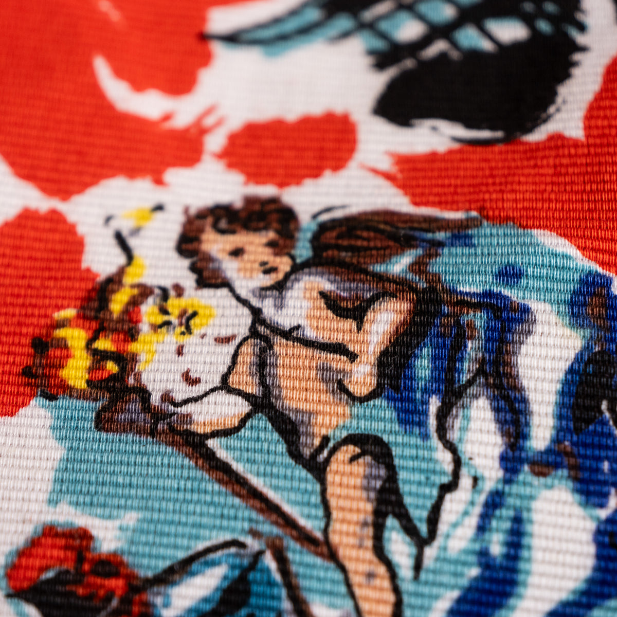 Archival KL by Karl Lagerfeld Late 1980s Belle Époque Pop-Art Ottoman Knit Jacket - Size M (D 40) - Made in Italy