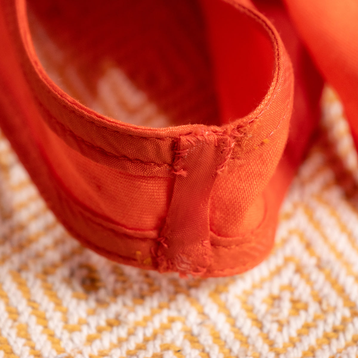 Museum Gianni Versace SS 1993 Runway Dress Orange Linen Emma Sjöberg Wiklund Archival Vintage 90s S