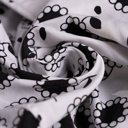 Archival Azzedine Alaïa Marguerite Daisy Peplum Blouse — Circa 2008 Cotton Poplin XS S