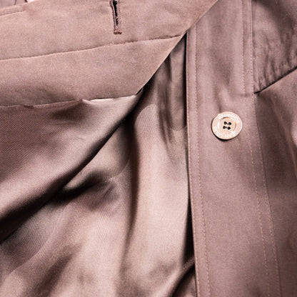 Archival Fourrures Jean-Louis Scherrer Fox Fur Hooded Trench Coat — 1990s Paris NOS M L