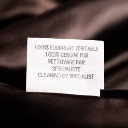 Archival Fourrures Jean-Louis Scherrer Fox Fur Hooded Trench Coat — 1990s Paris NOS M L