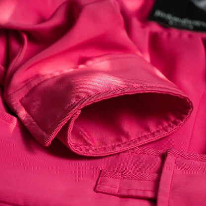 Archival Yves Saint Laurent Tom Ford Fuchsia Jacket Peplum Top  — FW 2001/2002 rive gauche NOS S M