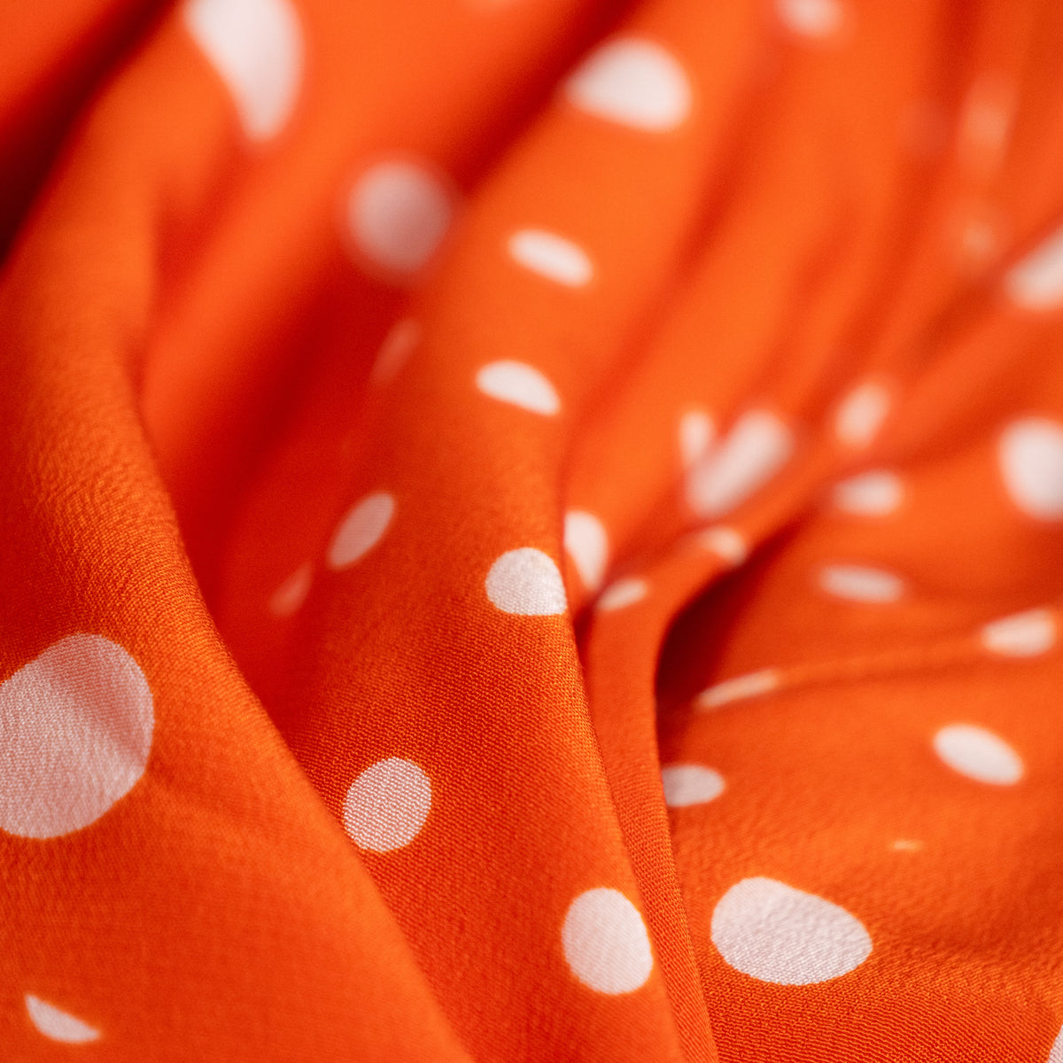 Archival Emanuel Ungaro Parallèle Silk Polka Dot Dress — 1980s Paris NOS S M
