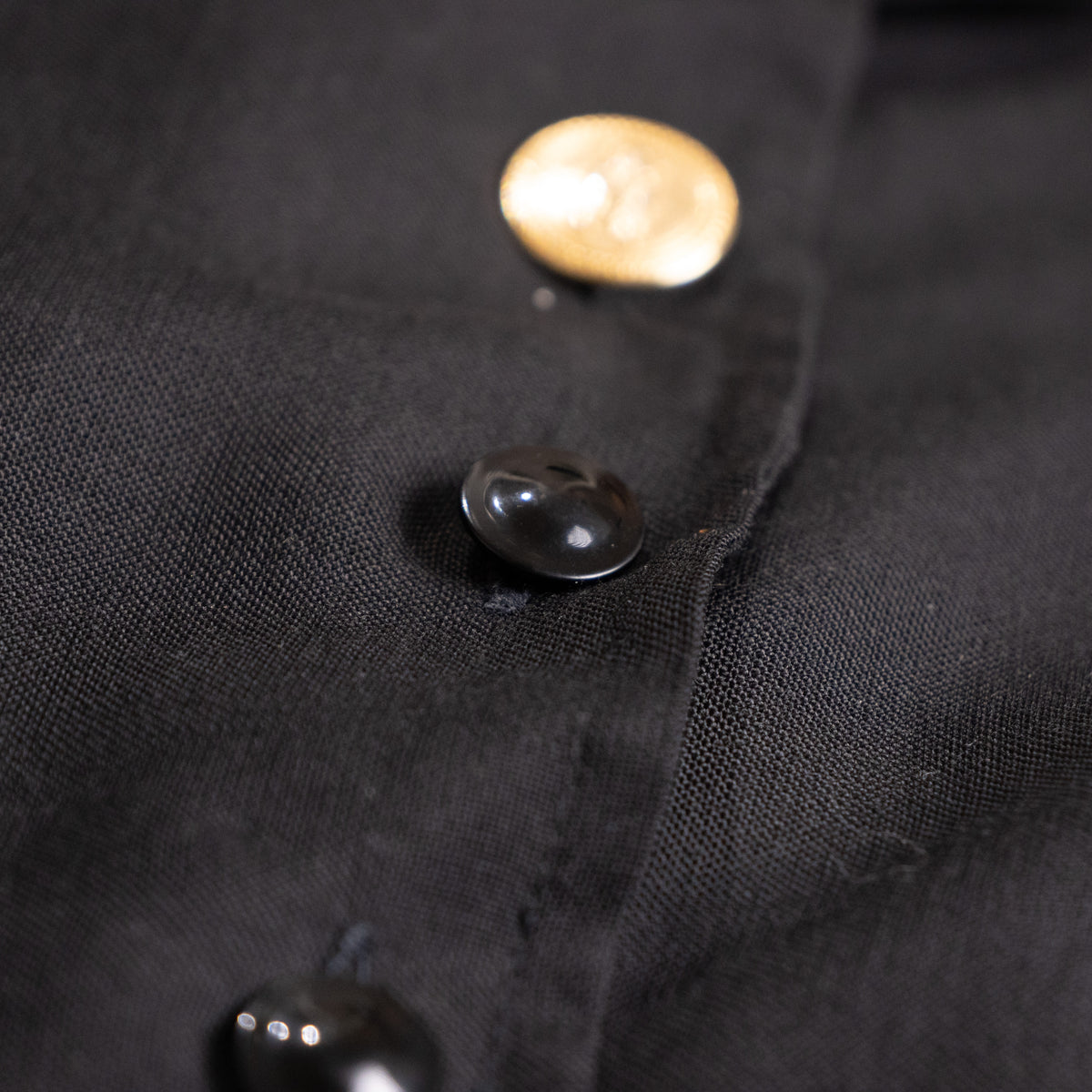 Archival Oliver by Valentino Cotton Gabardine Coat Dress — Early 1990s Made in Italy XS S