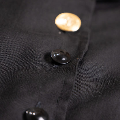 Archival Oliver by Valentino Cotton Gabardine Coat Dress — Early 1990s Made in Italy XS S