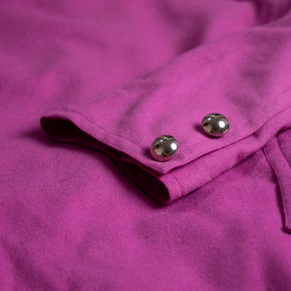 Archival Courrèges Paris Lambswool-Angora Cashmere Space-Age Dress — Late 1970s Silver Hardware XS S