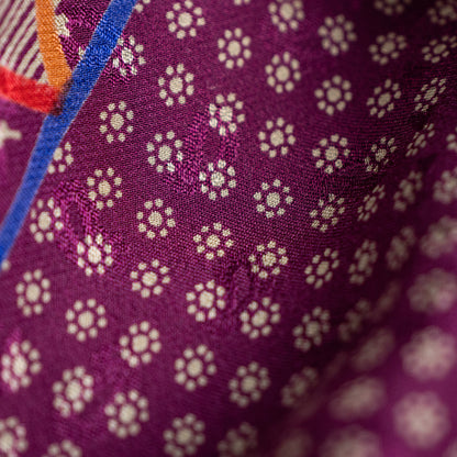 Archival Emanuel Ungaro Parallèle Printed Silk Jacquard Blouse — NOS Deadstock 1990s S M
