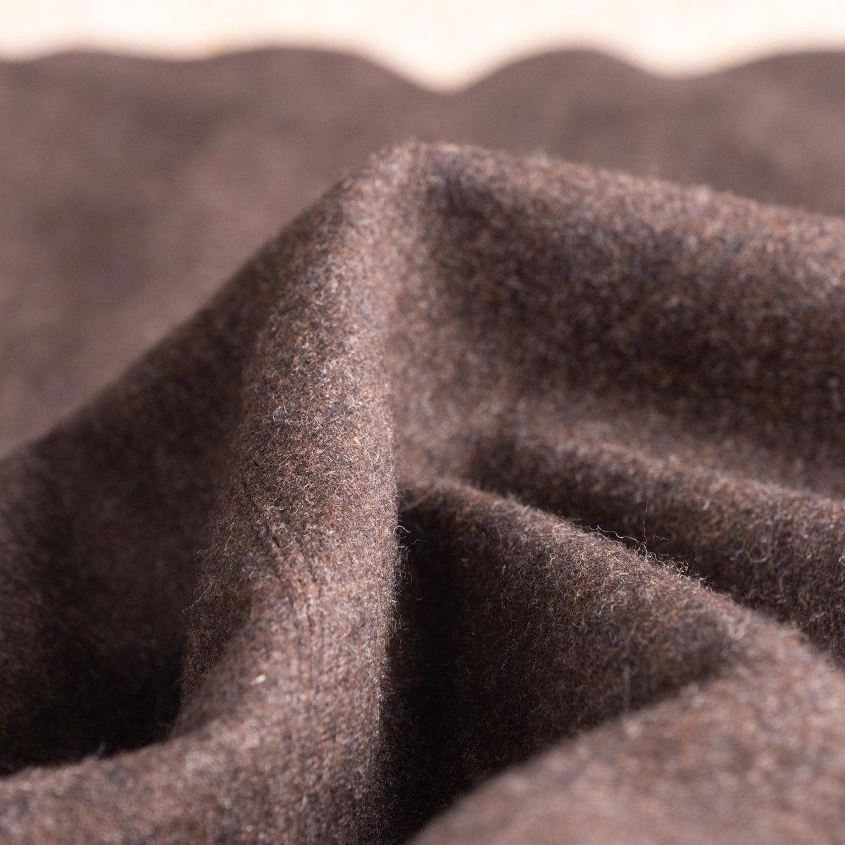 Archival HERMÈS Late 1980s Marron Foncé Virgin Wool Skirt - Rare Winged Utility Pockets S